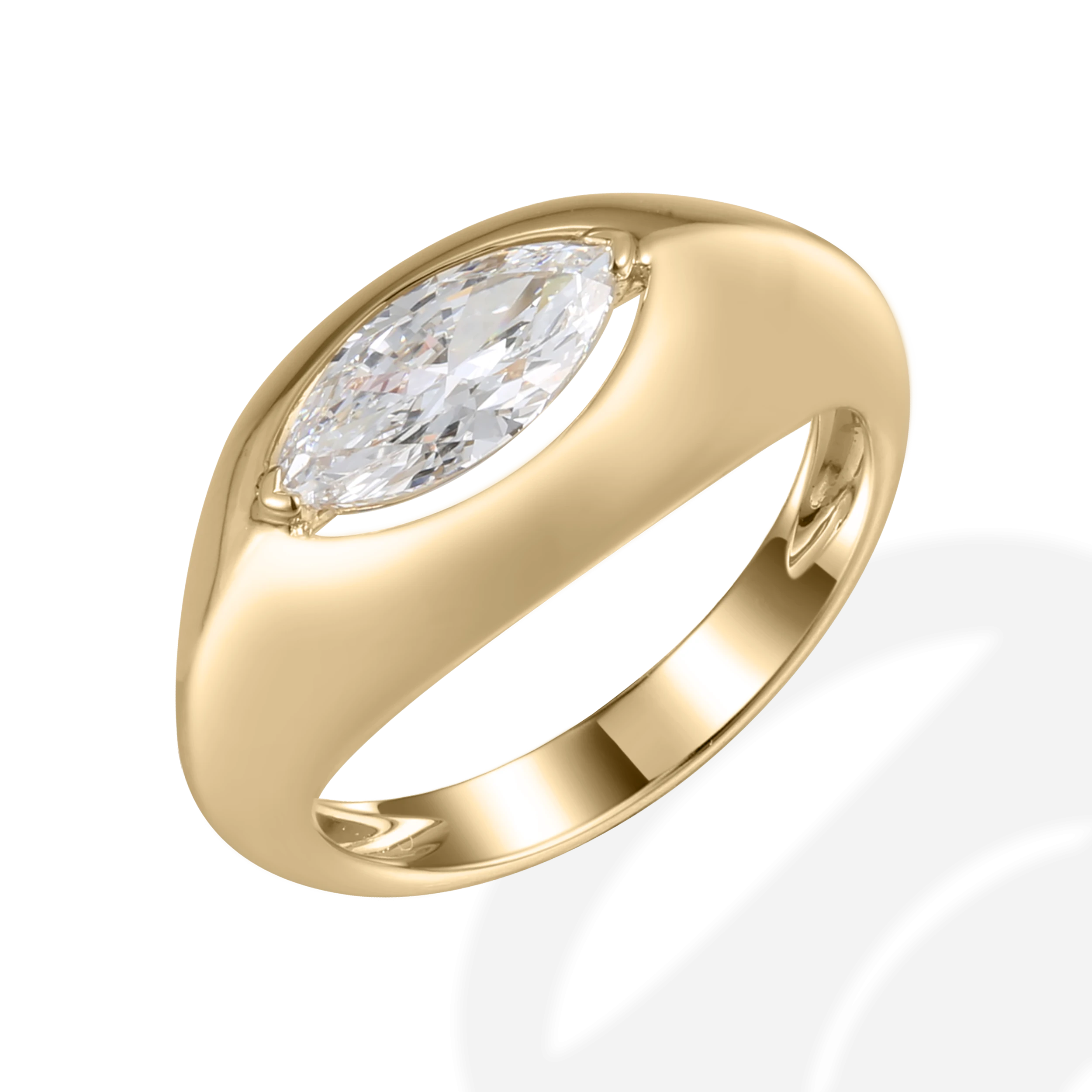 Cute devil eye marquise ring (Pinky)